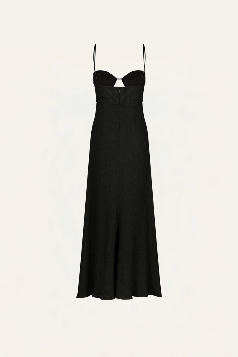 reformation celeste denim maxi dress Dream Spinner Ankle - Pre Fall '26 $65-$85 its perfect for Sunday Purple Cut Out Bandage Color:Navy Leather