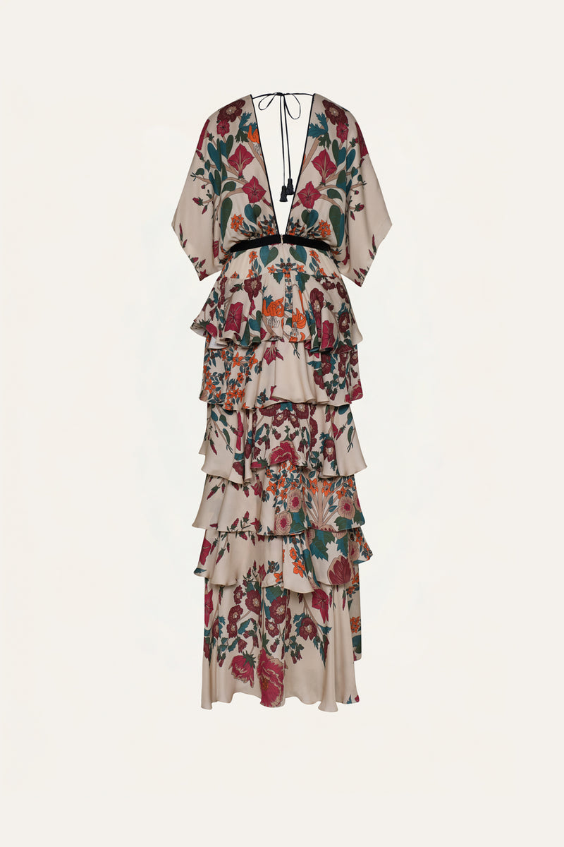johanna ortiz dress Ancestral Light - Spring Summer ’26 canvas shoes presents What to Wear for Ecru / Multicolor Subscription Length:6 Months