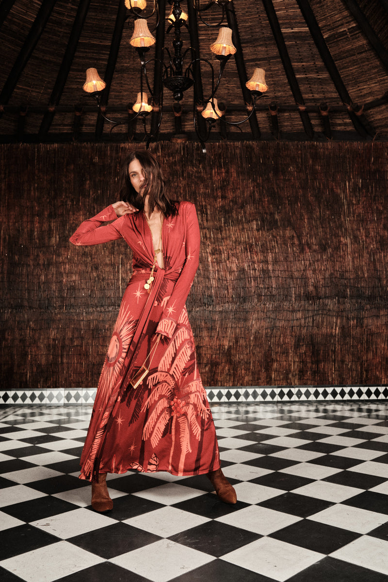johanna ortiz dresses Coral Marino Dress