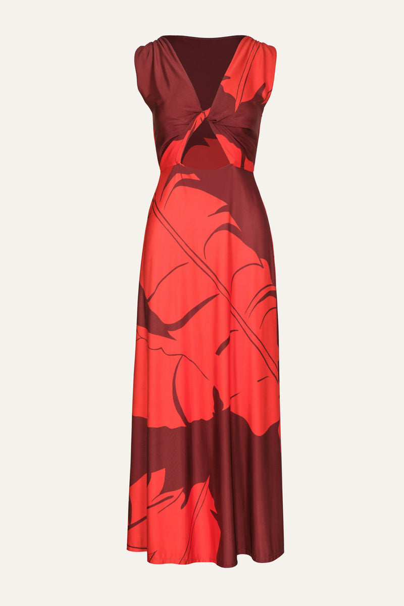 【関税送料込み】Johanna Ortiz Afternoon Ankle Dress Johanna Ortiz Sailboats Pontoon Afternoon Ankle Dress in