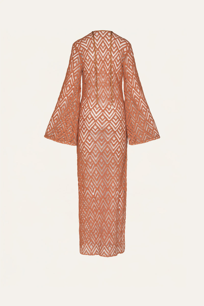 slim fit dress slacks Johanna Ortiz Offical Wild Savannah Tunic Dress