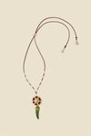 Maasailand Charm Necklace in Green - Johanna Ortiz