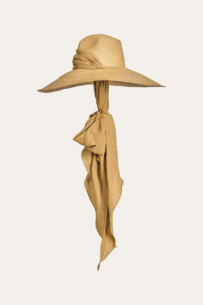 Shipibo Secrets Hat in Camel