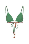 Wakama Bikini Top In Emerald - Johanna Ortiz