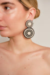 Savage Ornaments Earrings In Black | Johanna Ortiz