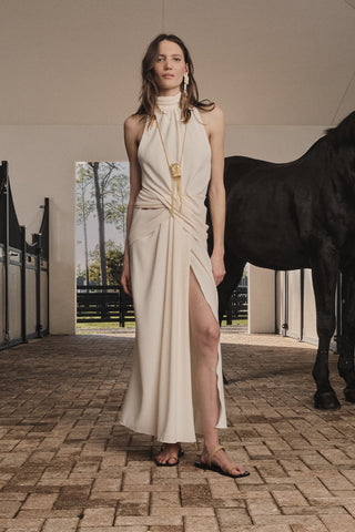 Retro Drape Dress