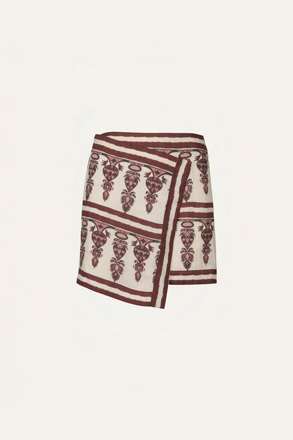 Roots Wrap Skirt