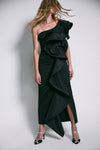Black Rosette Dress - Johanna Ortiz