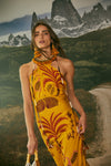 Perfume Memory Dress in Mustard - Johanna Ortiz