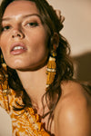 Sortilegio Earrings in Golden Sand - Johanna Ortiz