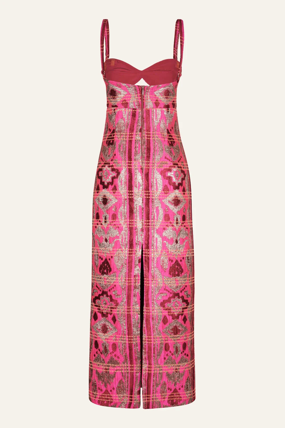 【JOHANNA ORTIZ】tie-dyed stretch-jersey ミディ ドレス JOHANNA ORTIZ Deep Heart twist-front cutout printed stretch