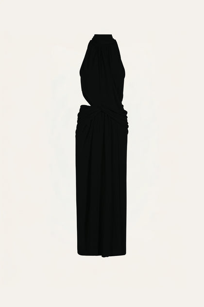 Retro Drape Dress