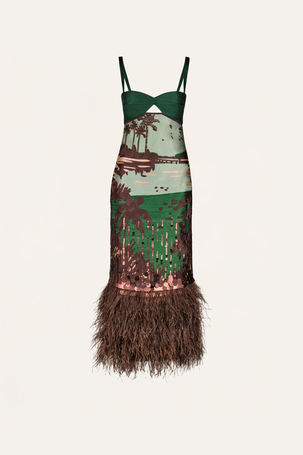 open lace back dress Johanna Ortiz Offical Western Fiesta Dress